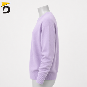 Darsa Impex Men Cashmere <b>Crewneck</b> <b>Sweater</b> Anti-Wrinkle Breathable Quick Dry Features Smooth Hand Feel Classic Neckline - Product Image 2