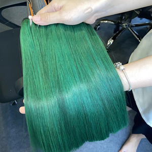 Extensions de cheveux humains vierges non transformés super épais à bout solide, extensions de cheveux de trame de génie droites, perruques en dentelle frontale complète - Product Image 1