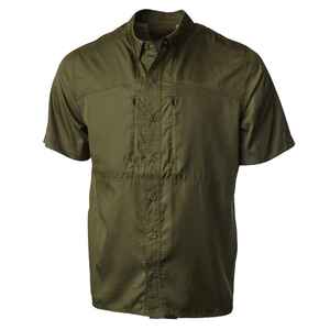Chemise de chasse légère de haute qualité pour la chasse en montagne, logo brodé personnalisé, manches courtes, chemise en polyester confortable - Product Image 5