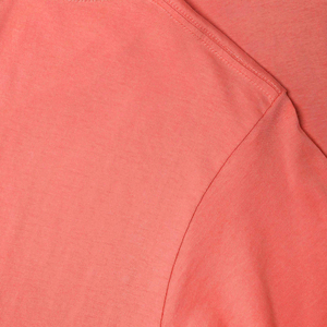 Prix de gros T-shirts personnalisés pour hommes à col en V, design orange et noir, 100% coton, tissu en toile, écologique - Product Image 4