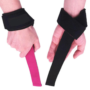 Sangles de musculation en coton durables avec support de poignet rembourré doux pour soulevés de terre lourds – Équipement de musculation pour la salle de sport – Vente en gros - Product Image 2