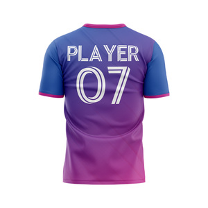 Maillot de football sublimé, motif personnalisé, évacuation de l'humidité, 100% polyester, coupe classique, vêtements d'équipe de football pour adultes - Product Image 3