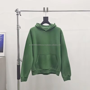 Sweat-shirts à capuche en molleton à fermeture éclair pour hommes, de haute qualité, poids lourd, 100% coton, en gros, surdimensionnés, avec motif de couronne noire, 420G, numérique - Product Image 4