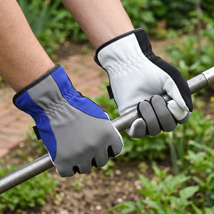 Gants de mécanicien en cuir de chèvre de haute qualité, avec poignet élastique, respirants, résistants à la chaleur, robustes, pour la sécurité industrielle, doux - Product Image 4