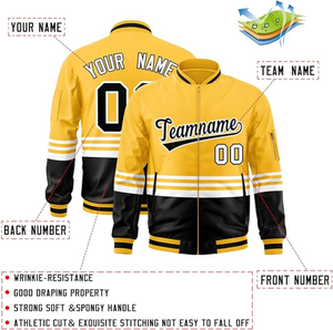 Vestes universitaires en gros, manches en similicuir, vestes de baseball pour garçons, personnalisables en gros - Product Image 3