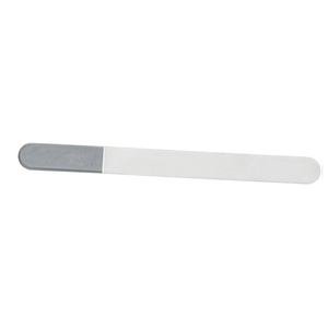 Lime à ongles en gros, mini lime à ongles professionnelle en verre cristal, double surface haute densité, grain 180, durable, en acier inoxydable - Product Image 1