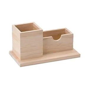 Boîte de rangement en bois pour crayons et stylos, prix bas, classement supérieur, porte-stylos en bois pour table, artisanat naturel - Product Image 5