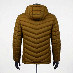 Chaquetas Acolchadas de Invierno para Hombre, Talla Grande, Gruesas y Cálidas, con Logotipo Personalizado, Ligeras, de Color Sólido - Product Image 3