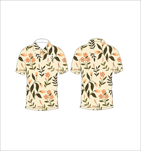 Polo à manches courtes pour hommes, imprimé floral et botanique, décontracté, mode été, T-shirt de golf - Product Image 3