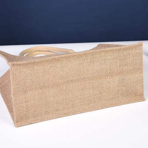 High Strength Jute Logo Shopping <b>Bag</b> Custom Printed for Supermarket Use - Product Image 4