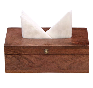 Boîte à mouchoirs en bois multifonctionnelle personnalisable faite à la main, qualité excellente, produit le plus vendu - Product Image 1