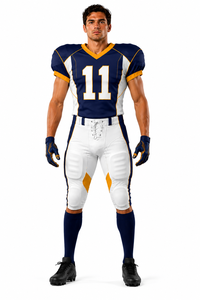 Design tendance d'uniformes de football américain, ensemble personnalisé de maillot et de pantalon pour joueurs professionnels et amateurs, avec une grande élasticité. - Product Image 5