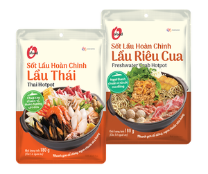 Freshwater Crab Hotpot <b>Sauce</b> 180g Sour Flavor Authentic - Vietnamese Lau Rieu Cua <b>Sauce</b> | Wholesale O'food | Ready To Use - Product Image 3