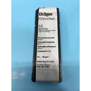 10 TUBES DRAGER ROHRCHEN ARCK-5662 À COURTE PERIODE - Équipements et Pièces Semi-conductrices Globales de Confiance - Product Image 3