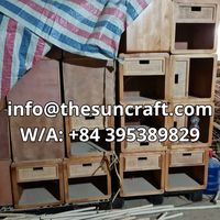 Coiffeuse avec tiroirs et éclairage LED, table de maquillage moderne, vente en gros, directement de l'usine vietnamienne, OEM
