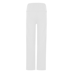 Leggings évasés pour femmes, couleur blanche, légers, grande taille, taille haute, maintien élevé, pantalon évasé à quatre voies - Product Image 2