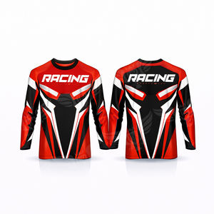 Maillot de Motocross Personnalisé 2026 pour Hommes Bleu Jaune – Chemise de Moto Tout-Terrain à Manches Longues pour Enduro et VTT - Product Image 4