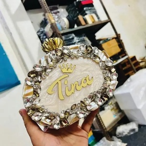 Pochette de soirée élégante en résine pour femme – Sac à main de créateur tendance - Product Image 5