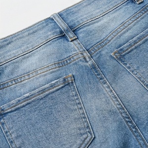 Shorts en jean déchirés pour femmes, couleur personnalisée, jeans coupés, demi-pantalons, tenue décontractée d'été, mode tendance, streetwear, Y2K - Product Image 5