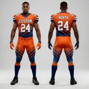 Full Allover Sublimation Polyester Spandex American Football Uniform with Impact Protection - Product Image 1