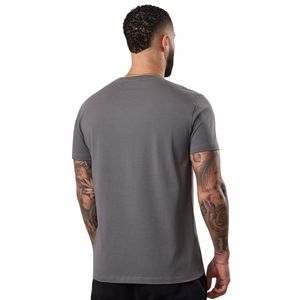 Mens <b>Charcoal</b> Grey Athletic Jersey <b>T</b> <b>Shirt</b> Short Sleeve Breathable Lightweight Workout Running Fitness Casual Gym Sportswear - Product Image 2
