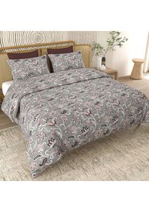 Parure de lit moderne de haute qualité à imprimé floral, 100 % coton, 3 pièces, toutes saisons - Product Image 3