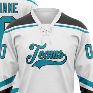 Camiseta de Hockey Personalizada, 100% Poliéster, Ropa Deportiva Casual de Manga Larga, Sudadera con Diseño de Impresión por Sublimación - Product Image 3
