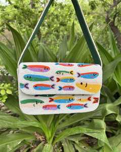 กระเป๋าถือลูกปัดแก้วรูปทรงตามสั่ง MS Handicraft พร้อมลูกปัดสีตามสั่ง รุ่น Uttar Pradesh Ms-wc-001 - Product Image 1