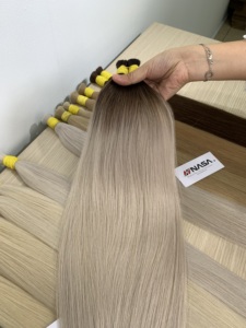 ผมเวียดนามแท้เกรดพรีเมียม คุณภาพสูง แบบเป็นมัด 100% ผมธรรมชาติ ต่อผมแบบซุปเปอร์ดับเบิ้ลดรอว์น ทุกสี สำหรับร้านเสริมสวย - Product Image 3