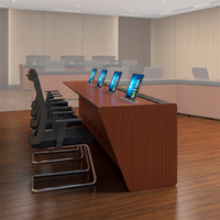 Console de travail ATC, poste de commande personnalisé, mobilier de salle de contrôle, solution pour opérateurs de centre de contrôle du trafic aérien