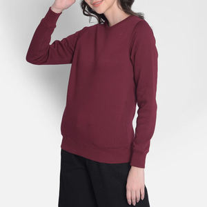 Sudadera de Felpa 100% Algodón para Mujer, Color Rosa Sólido, Invierno 2024, Nueva Llegada, Alta Calidad, Ecológica, Secado Rápido, Transpirable - Product Image 4