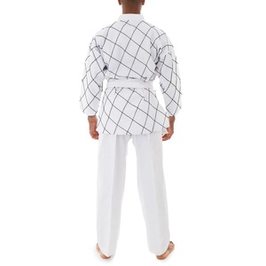 Custom Judo Gi <b>White</b> Belt Martial Arts Training Polyester/Cotton Breathable Unisex Adult Uniform Front Option Durable 280g OEM - Product Image 4