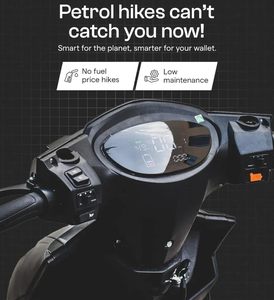 NK E BIKES GTR Plus <b>Electric</b> Scooter Grey Engtian <b>Electric</b> Bike PLC LTD 40 to 50 km Range App Connectivity - Product Image 3