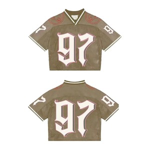 Camisetas Deportivas Personalizadas de Secado Rápido, Estilo Holgado, para Fútbol, Baloncesto y Fútbol Americano, Hechas en Pakistán - Product Image 4