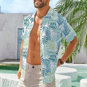 T-shirt Thème Piscine Haute Qualité en Mélange de Coton Doux Respirant pour Tenue Quotidienne Décontractée et Vacances d'Été - Product Image 6