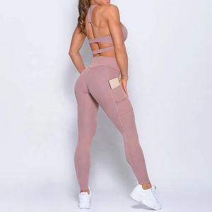 Ensembles de yoga pour femmes, ensembles d'entraînement 2 pièces - Tenues de yoga sans couture effet délavé, shorts et haut court assortis, ensemble de vêtements de sport pour la gym - Product Image 2