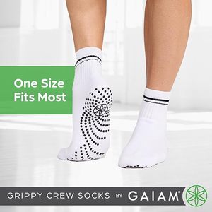 Pilates <b>Socks</b> With <b>Grips</b> for Women Cute Non Slip Crew Gripper Yoga <b>Sock</b>-Grippy Sticky for Hospital/Dance Barre/Workout - Product Image 2