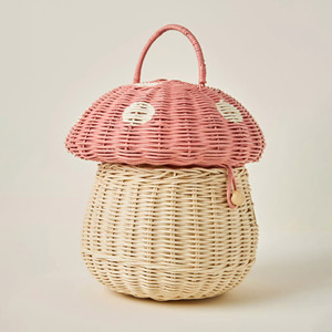 Kids carry <b>basket</b> top deal natural hand-<b>weave</b> rattan storage <b>baskets</b> cute handbags for girls - Product Image 3