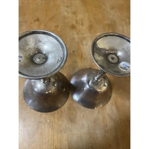 Vintage Handmade Metal Cocktail <b>Goblets</b> With Long Stem Bell Shape For Party Occasion Quantity 2 - Product Image 5
