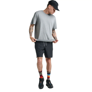 Short de sport unisexe à séchage rapide, taille élastique, style vintage, 100 % polyester, pour la course, la gym et le fitness - Product Image 1