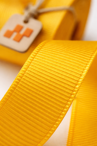 Cinta de Grosgrain de Poliéster 100% Texturizada, Resistente al Encogimiento, Color Amarillo Girasol, 10 mm, de Neelkamal Industries, para Prendas y Manualidades - Product Image 4