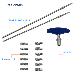 Azicon's Orthopedic Intramedullary <b>Nail</b> Flexible Reamer Quick Coupling Set Shaft Drive Head Guide Wire Tool Kit Hardware - Product Image 2
