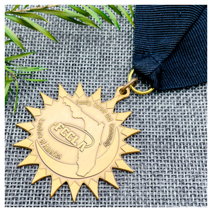 Medalla barata y personalizada sin cintas, Marktex - Product Image 1