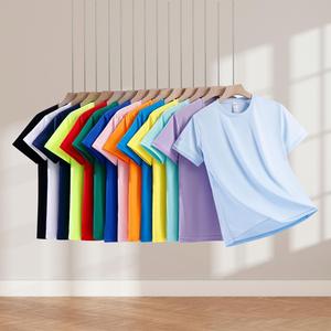 Camisetas Deportivas de Manga Corta Unisex de Algodón Orgánico de 220 Gramos de Secado Rápido, Personalizables con Logotipo, para Uniformes, Elecciones y Deportes, al Por Mayor y a Bajo Precio - Product Image 1