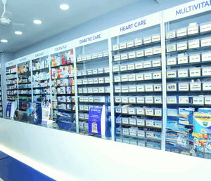 Diseño Interior de Tienda de Salud Premium, Decoración de Farmacia con Estantes de Exhibición Organizados y Mostradores - Product Image 2