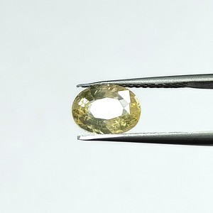 Zafiro amarillo ovalado natural de 3,29 quilates de Sri Lanka, piedras preciosas sueltas para la fabricación de joyas y anillos YOIS-204 - Product Image 3