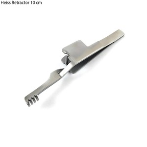 Retractor de Piel Heiss Profesional, Manual, de Acero Inoxidable, Instrumento Quirúrgico con Certificación CE, para Procedimientos Médicos y Veterinarios - Product Image 3