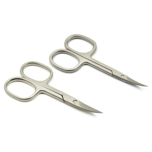 Ciseaux à cuticules personnalisables avec logo, en acier inoxydable, outil de manucure droit et tranchant pour droitiers - Product Image 6