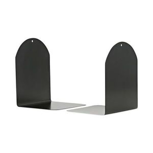 Serre-livres compacts en métal, adaptés aux petites étagères, bureaux et à l'organisation des livres pour gagner de la place - Product Image 1