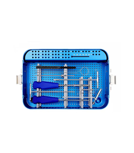 Juego de instrumentos para tornillos Herbert canulados de Azicon, para fracturas de hueso escafoides, con taladro quirúrgico ortopédico de compresión y medidor de profundidad - Product Image 6